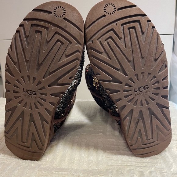 Ugg boots sequins brown & gold - Picture 5 of 7